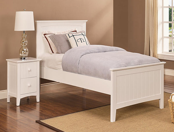 CORBIN (5203) KING 3 PIECE (BEDSIDE) BEDROOM SUITE - WHITE
