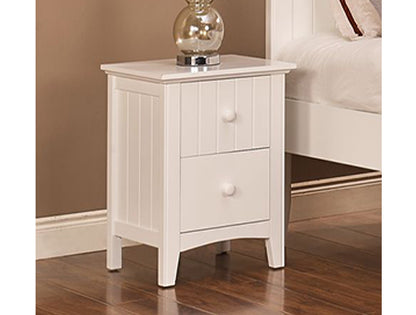 CORBIN (5203) DOUBLE OR QUEEN 4 PIECE (TALLBOY) BEDROOM SUITE - WHITE