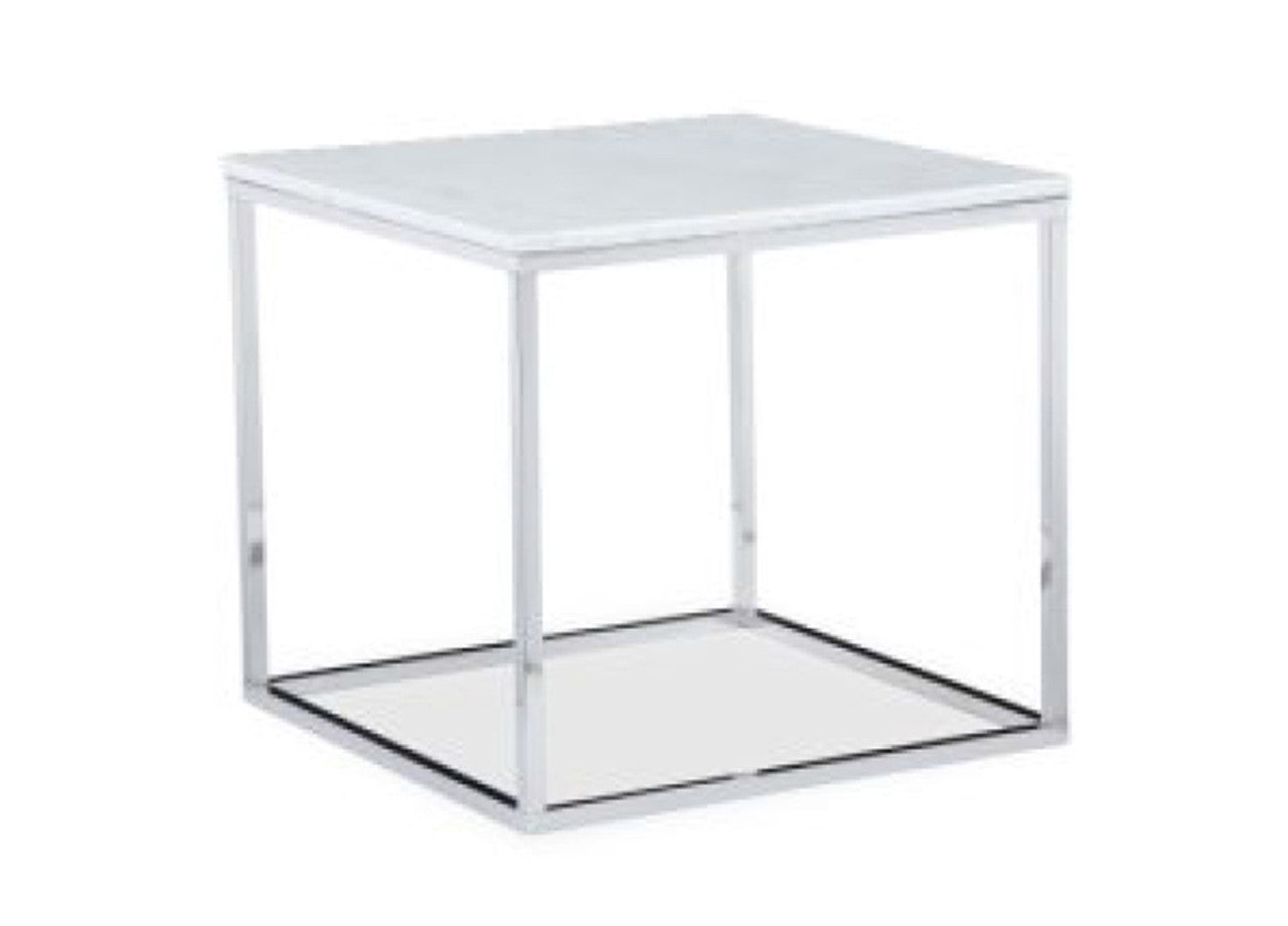 Cosimo End Table - Marble Top/steel Leg