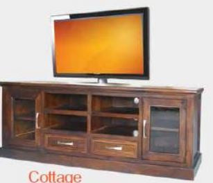 Cottage TV Unit - (1898) - 680(H) X 2000(W)
