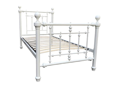 SINGLE COVENTRY METAL BED - BLACK OR WHITE