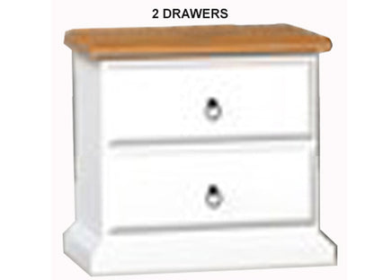 CRONULLA (AUSSIE MADE) BEDSIDE TABLE COLLECTION - ASSORTED PAINTED / STAINED COLOURS - STARTING FROM $449