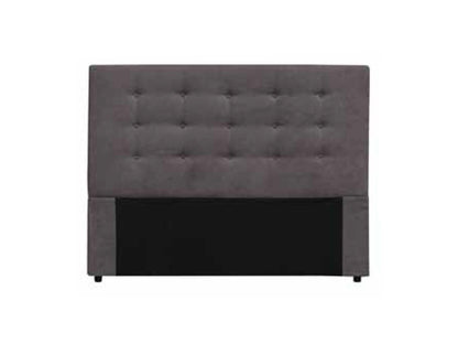 QUEEN MOULTON FABRIC BEDHEAD ONLY - CHAMPAGNE