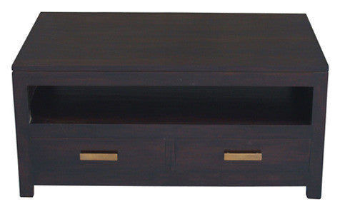 MILAN 4 DRAWER COFFEE TABLE (CT 004 PNM) -  1000(W) X 600(D) - MAHOGANY OR CHOCOLATE