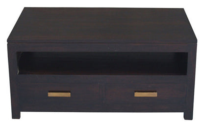 MILAN 4 DRAWER COFFEE TABLE (CT 004 PNM) -  1000(W) X 600(D) - MAHOGANY OR CHOCOLATE