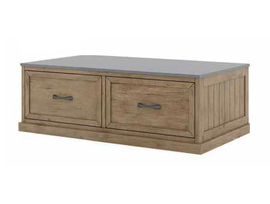 Palmer 2 Drawer Coffee Table - As Pictured