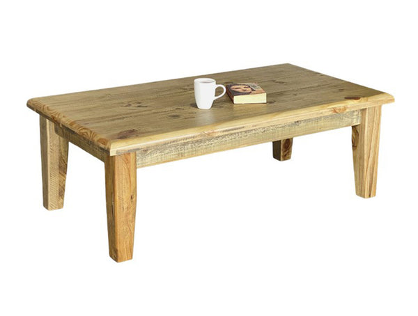 OUTBACK COFFEE TABLE - 450(H) X 1300(W) X 700(D) - RUSTIC PINE
