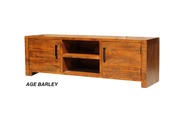 CUMBERLAND 1600L ENTERTAINMENT UNIT - ANTIQUE BARLEY OR  AGED WALNUT