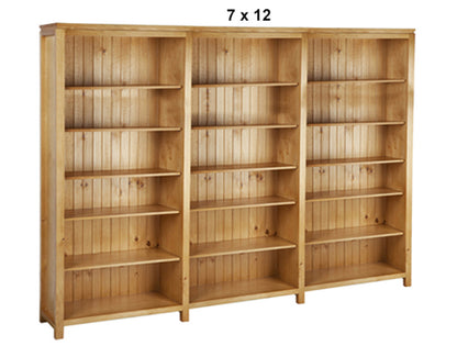 CALISTOGA (AUSSIE MADE) BOOKCASE (4 SECTIONS) PIGEON PAIRED COLLECTION - ASSORTED STAINED COLOURS - STARTING FROM $1999