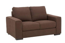 ALBA 2 SEATER FABRIC LOUNGE - ASSORTED COLOURS