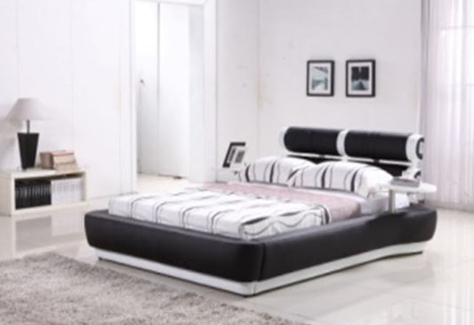 QUEEN SALFORD  LEATHERETTE BED ONLY  (G992#) - ASSORTED COLORS