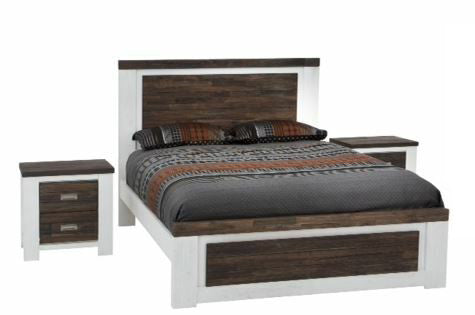 ESSENTILA QUEEN 5 PIECE (DRESSER) BEDROOM SUITE (AUSSIE MADE) -  ASSORTED COLOURS