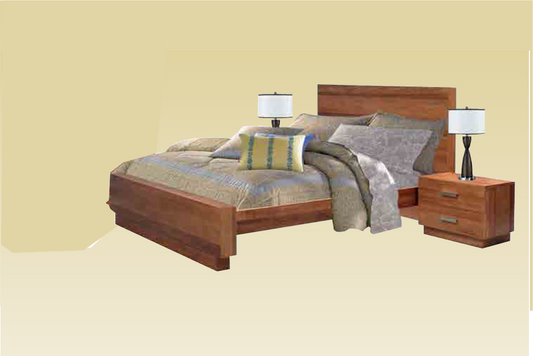 JOHMY (AUSSIE MADE) QUEEN 3 PIECE (BEDSIDE) BEDROOM SUITE (18-12-22-5-9-14) - ASSORTED COLOURS
