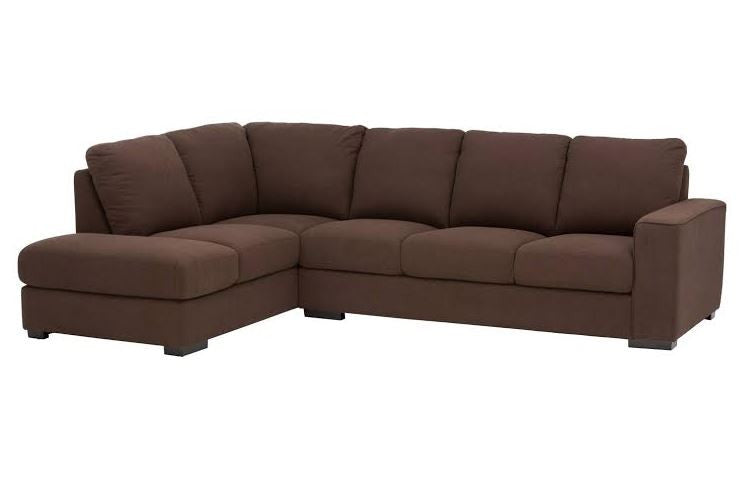 Alba Seater Fabric Chaise Lounge - Assorted Colours