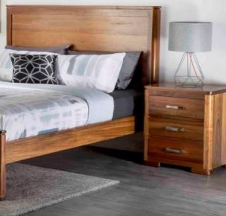 Arne 3 Drawer Bedside Table - (MODEL:7-1-25-13-1-14) - As Pictured