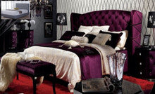 CLEMENTI KING 3 PIECE (BEDSIDE) BEDROOM SUITE (MODEL: B016) - VELVET, LEATHERETTE OR LINEN UPHOLSTERY - ASSORTED COLOURS