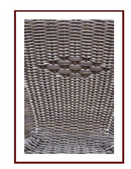 PEDRO WICKER CHAIR -AS PICTURED