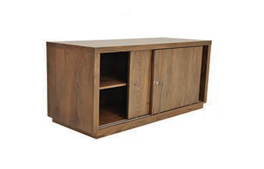YUKI CREDENZA / SIDEBOARD / BUFFET - 650(H) X 1200(W) - ANTIQUE OAK