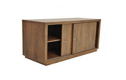 YUKI CREDENZA / SIDEBOARD / BUFFET - 650(H) X 1200(W) - ANTIQUE OAK