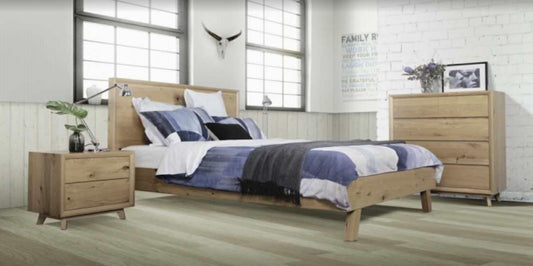 Hudson Queen 4 Piece (TALLBOY) Bedroom Suite - As Pictured