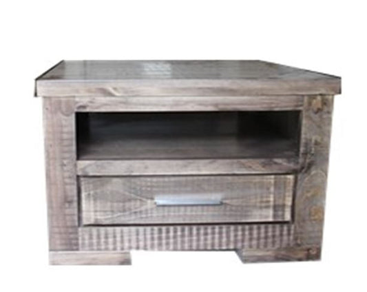 RUSTIC 1 DRAWER  LAMP TABLE (RTLT)  650(W) - RUSTIC
