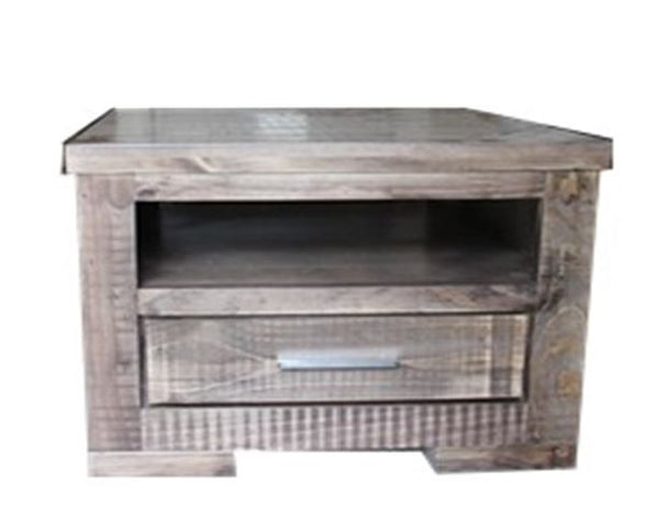 RUSTIC 1 DRAWER  LAMP TABLE (RTLT)  650(W) - RUSTIC