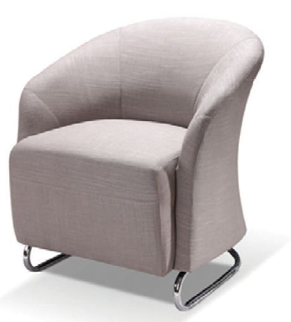 UPHOLSTERED STUDIO CHAIR  -  LATTE