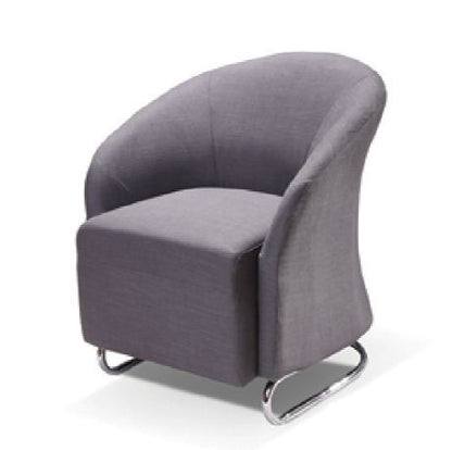 UPHOLSTERED STUDIO CHAIR  -  CHARCOAL