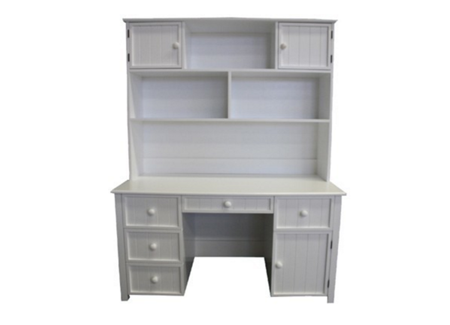 George Desk - Only (EXCLUDING HUTCH) With Standard Wooden Knobs - 1400(W) X 600(D) - Priced In Assorted Colours (VIC ASH AND PINE OPTIONS ALSO AVAILABLE - PRICE ON APPLICATION) - Customisation Available
