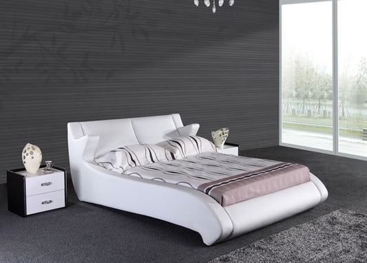 QUEEN LACOUSTER  LEATHERETTE BED ONLY (G1025#) - ASSORTED COLORS