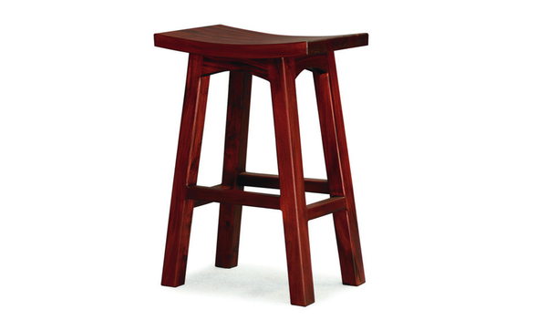 LATSON WOODEN BAR STOOL / KITCHEN BENCH (BR077WD) - SEAT: 770(H) - MAHOGANY , CHOCOLATE OR LIGHT PECAN