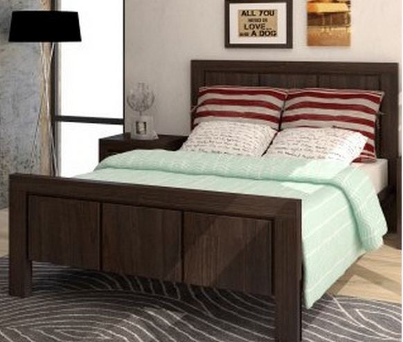 MACEDON QUEEN 4 PIECE TALLBOY BEDROOM SUITE (VMN) - CHARCOAL