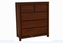 AMSTERDAM 5 DRAWER TALLBOY  (TB 005 TA  ) - 1200(H) X 1100(W)- ASSORTED COLOURS
