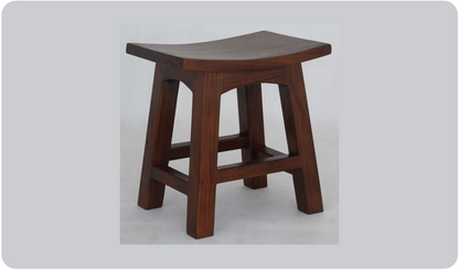 ZIMA WOODEN BAR STOOL (BR 048 WD) - SEAT: 480(H) - MAHOGANY OR CHOCOLATE