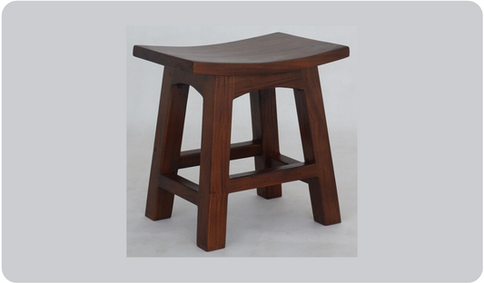ZIMA WOODEN BAR STOOL (BR 048 WD) - SEAT: 480(H) - MAHOGANY OR CHOCOLATE