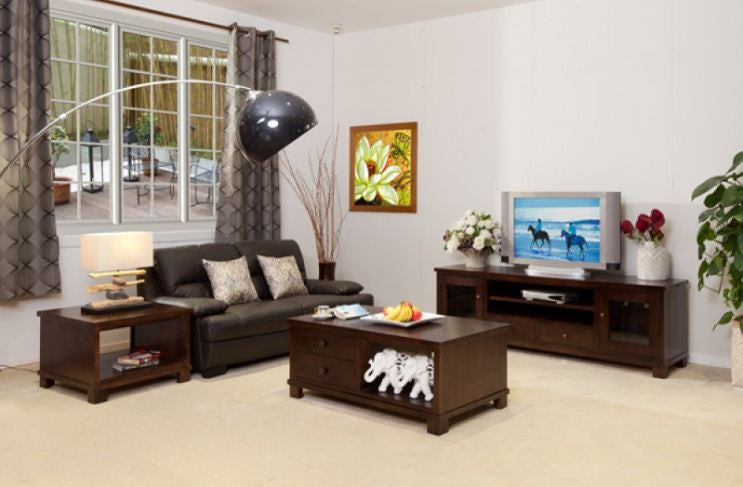 James Living Room 3 Piece Package - (MOUNTAIN ASH) - Pale Brown