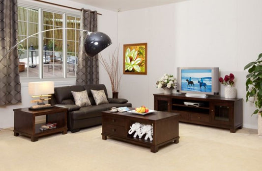 James Living Room 3 Piece Package - (MOUNTAIN ASH) - Pale Brown