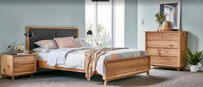 BOSTON  QUEEN  3 PIECE BEDSIDE   BEDROOM SUITE - AS PICTURED