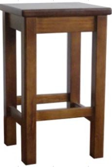 Kent (MM2) Solid Timber Barstool- 670(H) - Greywash , Walnut , Baltic