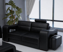 BENSALEM  2 SEATER  LEATHERETTE  SOFA (MODEL-F3008D)  - ASSORTED COLOURS