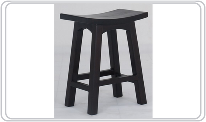 LATSON WOODEN BAR STOOL / KITCHEN BENCH (BR067WD) - SEAT: 670(H) - MAHOGANY OR CHOCOLATE