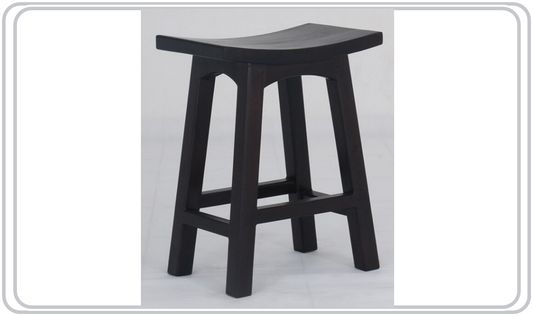 LATSON WOODEN BAR STOOL / KITCHEN BENCH (BR067WD) - SEAT: 670(H) - MAHOGANY OR CHOCOLATE