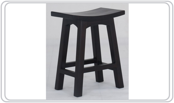 LATSON WOODEN BAR STOOL / KITCHEN BENCH (BR067WD) - SEAT: 670(H) - MAHOGANY OR CHOCOLATE