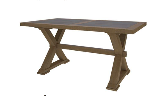 COTTAGE BILLABONG DINING TABLE - 1800(L) X 950(W)- COLOUR AS PICTURED