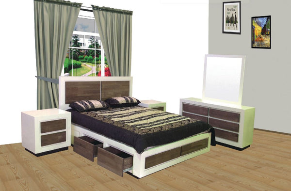 JARED KING 5 PIECE (DRESSER)  BEDROOM SUITE