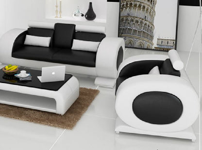 CAEIN  (R7004D)  3 SEATER + 1 SEATER + 1 SEATER LOUNGE  - CHOICE OF LEATHER AND ASSORTED COLOURS AVAILABLE