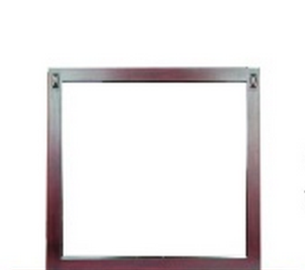 FABULOS   MIRROR  ( MODEL-16-9-14-14-1-3-12-5 )  - HAZELNUT