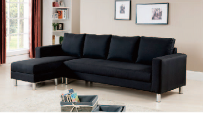 BELLA (MODEL:TM-890) LEATHERETTE LHF OR RHF 3 SEATER CHAISE - ASSORTED COLOURS