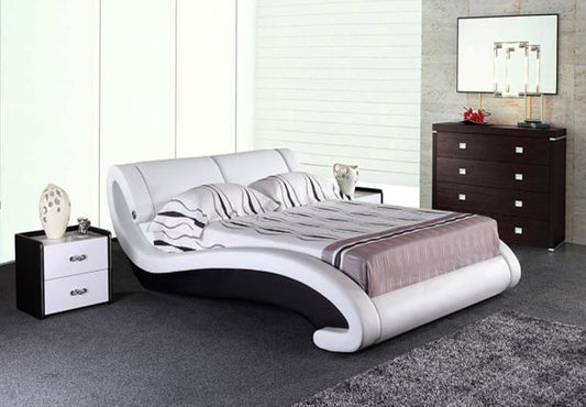 QUEEN  WESTHER  LEATHERETTE BED ONLY (G1029#) - ASSORTED COLORS