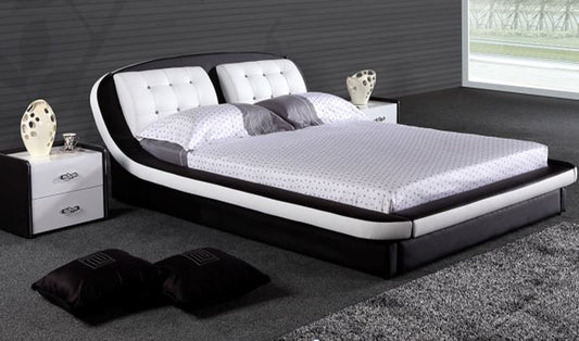 QUEEN  SWAHILLY  LEATHERETTE BED ONLY (G1028#) - ASSORTED COLORS